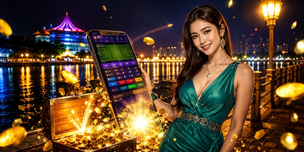 Paparan aplikasi kasino Malaysia dengan pilihan permainan lengkap di jomwin33